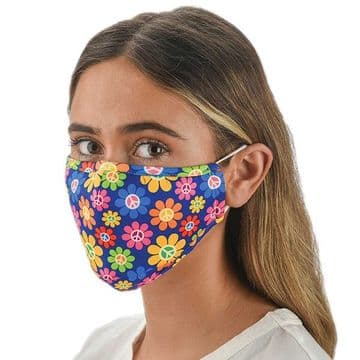 CND - Peace Daisy - Multi - Colour - Face Mask /Face Covering