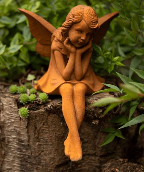 Cast Iron Day Dream Fairy - 27cm.