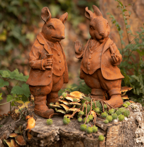 Small Cast Iron Sculptures - Mr Ratty.