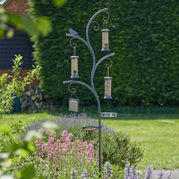 Complete Garden Bird Dining Station - Wild Wings Feeding Station