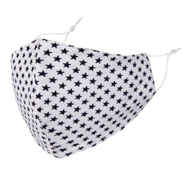 Designer Cotton Face Mask - Stars at Night - Face Covering - Reusable.