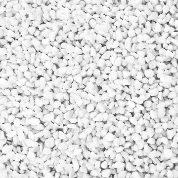 Designer Miniature Decorative White Quartz Gravel- Japaneses Garden - 400g