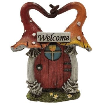 Double Toadstool Forest Fairy Door - 15.5cm