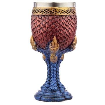 Dragon Claw & Scaled Decorative Resin & Stainless Steel Goblet