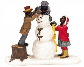 Dressing Mr Snowman