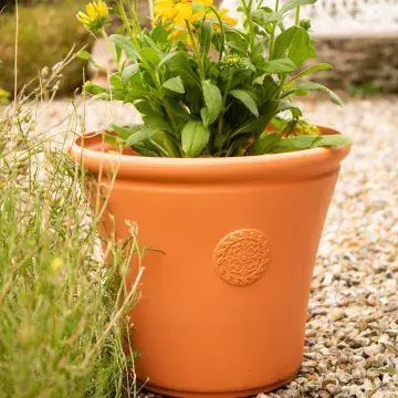 Eco Chatsworth Planter - Recycled Plastic - Terracotta Style- Large 35cm