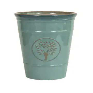 Eco Planter - Aqua Tree of Life - Recycled Plastic Planter - 30cm