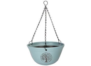 Eco  - Tree of life - Hanging Basket - Light  Blue 30cm
