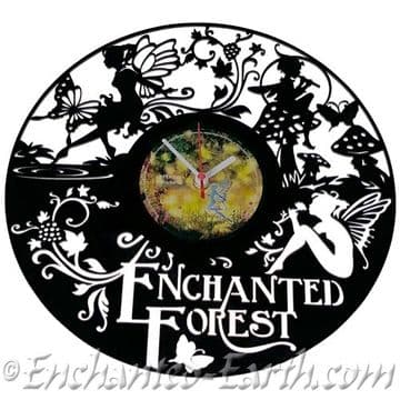 Enchanted Forest - 12" Vinyl Record - Wall Clock