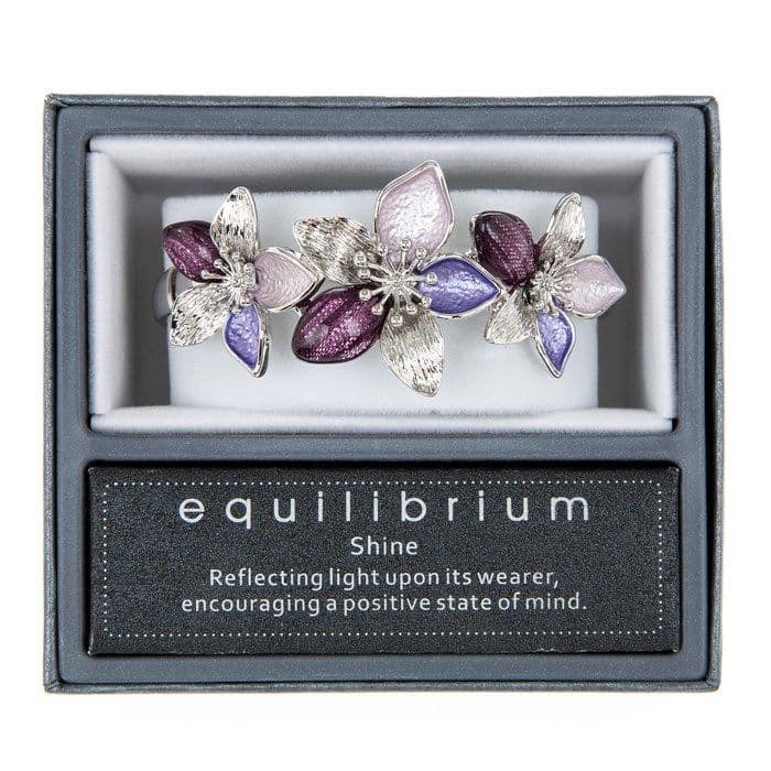 Equilibrium Anemone Flowers Shine Bracelet.
