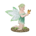 PRE ORDER - Jenna - Serene fairy with purple lilies and ladybugs.