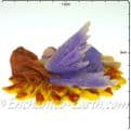 Extra Large  Floral  Fairy - Lying in the Sunflowers fairy - Purple dress.