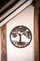 Fair Trade - Goddess Tree of Life  wall plaque - 100% Recycled Metal.