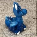 Fairy Friends - Funky Dragons - Blue Barney  - 6cm.