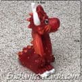Fairy Friends - Funky Dragons - Rachel in Red  - 7cm.