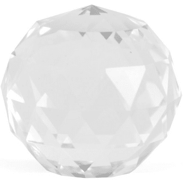Fairy Garden Crystal Ball - Clear - 4cm