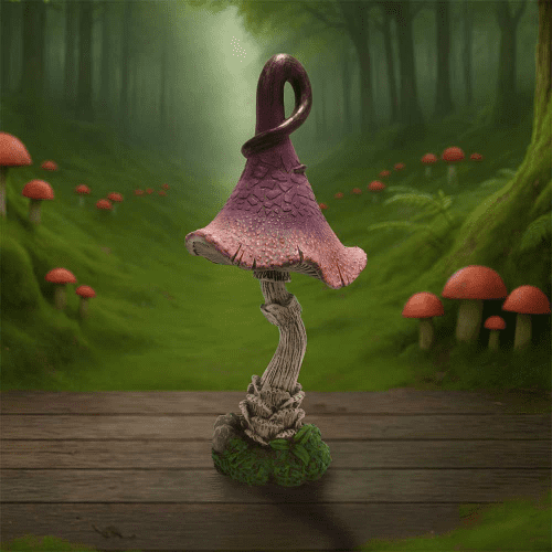 Fairy Garden Large Mushroom- Twizzle Tumblethorne - 31.6cm.