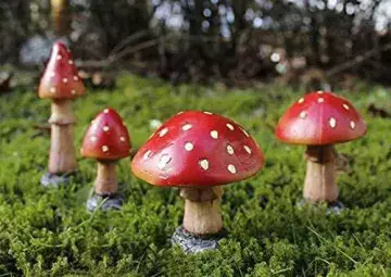 Fairy Garden - Fun Toadstools - Set of 4