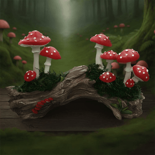 Fairy Garden - Toadstool Trunk  - 23cm.