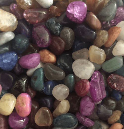Fairy Garden Treasure - Bag of Polished Tumbled Gemstone.