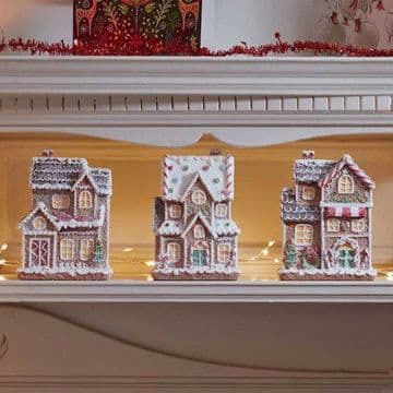 Fairy House - Candy Cane Town house - Choose from 3 designs - 14cm