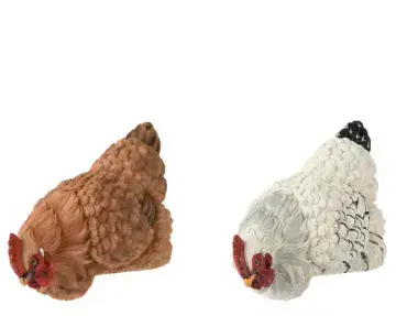 Fence/Wall Sitting Garden Hen - 14.5cm