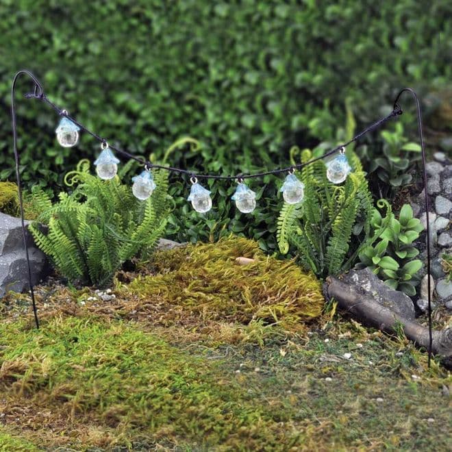 Fiddlehead -Fairy Garden party flower lights.