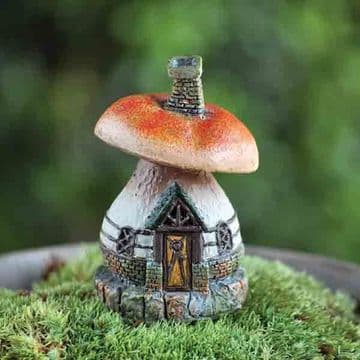 Fiddlehead/Georgetown Mini Fairy House - Mushroom Cottage - 6cm