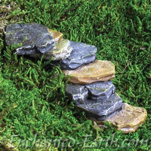 Fiddlehead - Miniature Garden - Stone steps/Garden Pathway.