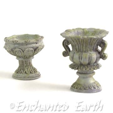 Fiddlehead Miniature Garden -Stone Urn