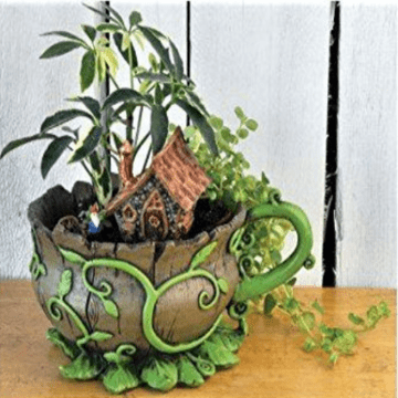 Fiddlehead - Woodland - Fairy House Tea Cup Planter