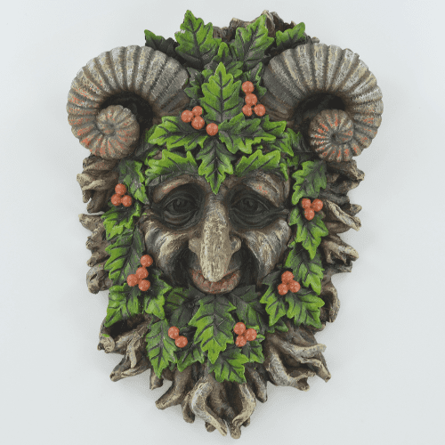 Firethorn  Greenman Tree Ent  Wall Plaque - 20cm.