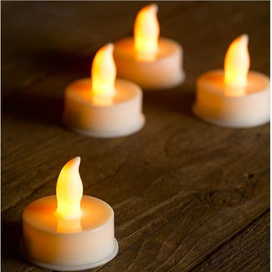 Flameless LED T-Light, 6 pack.
