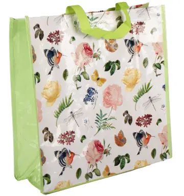 Floral Nature Shopping Bag - Made from recyled Plastic