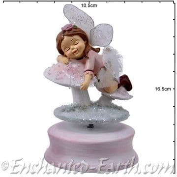 Flower Fairy Musical Box - Magical Mushrooms - 15cm