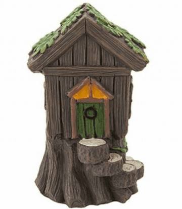 Forest Woodland -Fairy Garden Tree House - 17cm