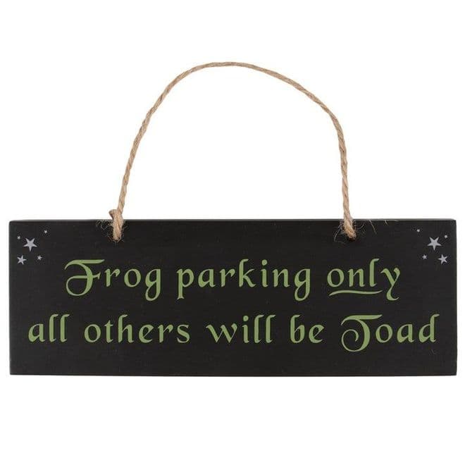 Frog Parking Sign.