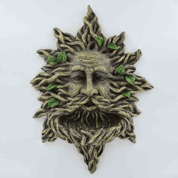 Garden Bird Feeder - Greenman Celtic Alba - 30cm