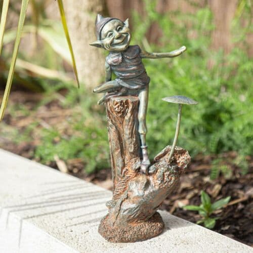 Garden Pixie - Bronze Effect - 28cm.