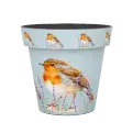 Garden Robin  Eco Planter  - 100%  Recycled Plastic  - 30cm.