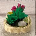 Gardeners World Handmade Miniatures - Choose from Roses or Tulips - 5cm.