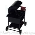 Miniature Garden -  Metal Black BBQ.