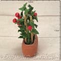 Gardeners World Miniatures - Terracotta Planter with Tomatoes - 7cm.