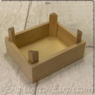 Gardeners World Miniatures - Wooden Garden Crate - 4.5cm