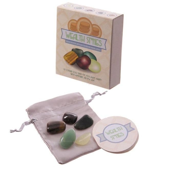 Gemstone Well being Collection - Wealth Stones.