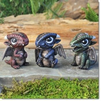 Georgetown - Fiddlehead Baby Fairy Dragon (Red)