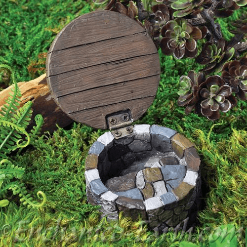 Georgetown / Fiddlehead - Fairy Garden - Gnome Hatch - (With Opening door).