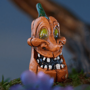 Georgetown Fiddlehead Fairy Garden - Spooky Pumpkin