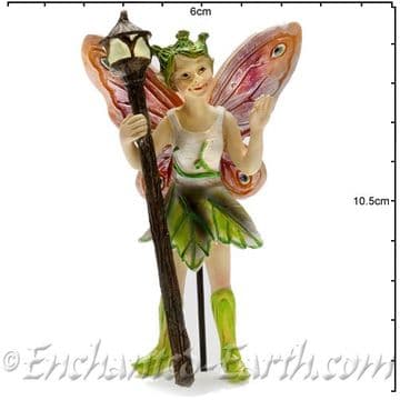 Georgetown - Fiddlehead - Large Woodland Fairy with Glow in the Dark Staff - Foxglove - 10cm