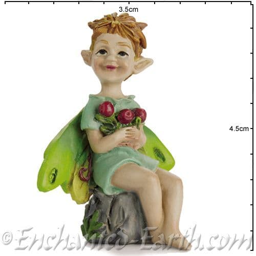 Georgetown - Fiddlehead - Swamp Fairy Boy - Cousin Cranberry - 4.5cm.